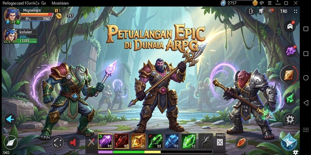 Gameplay seru dengan berbagai karakter dan tantangan.