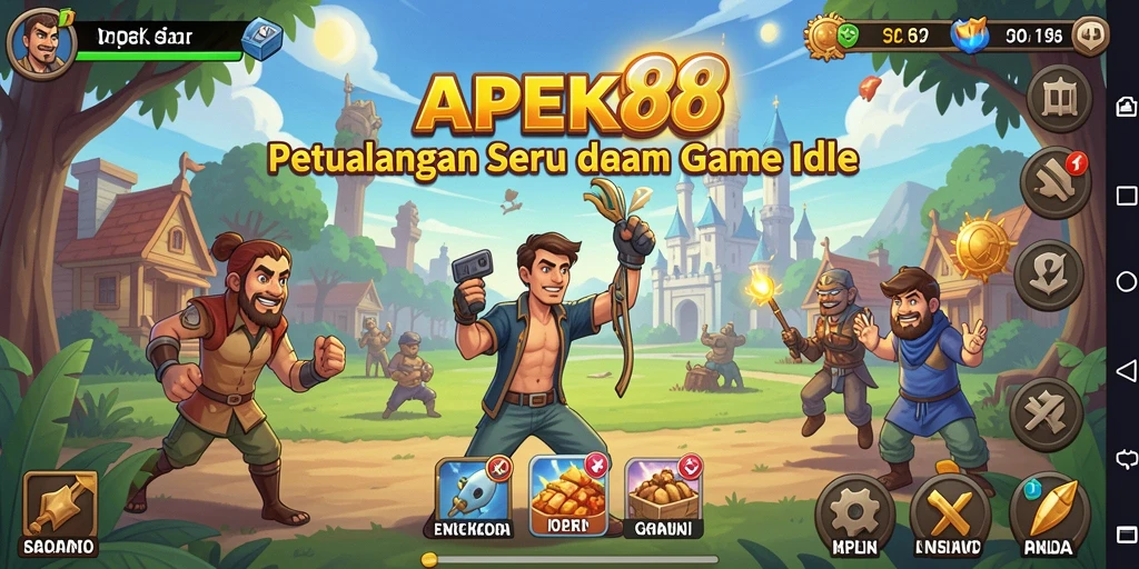 Gameplay APEK88 yang menarik dan santai.