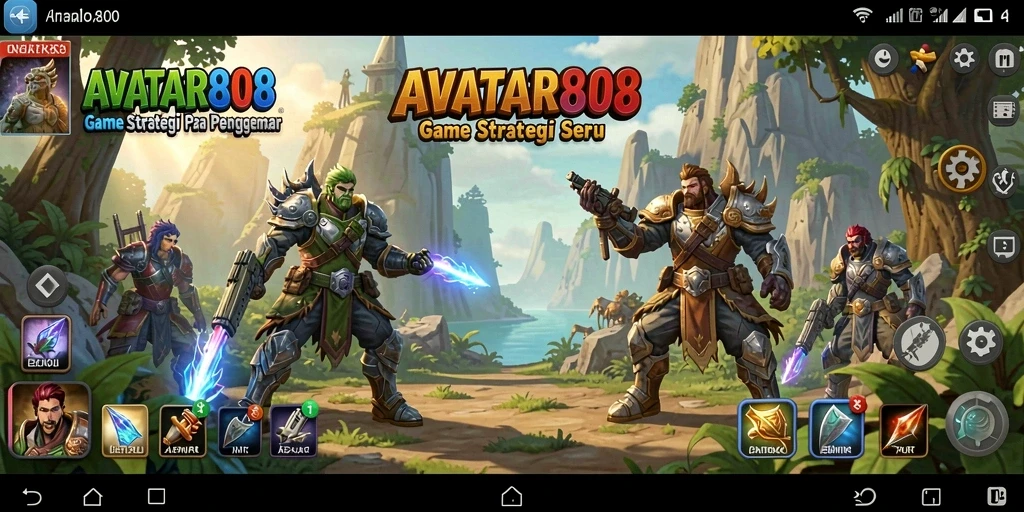 Tampilan gameplay seru dari AVATAR808 yang menampilkan strategi dalam aksi.