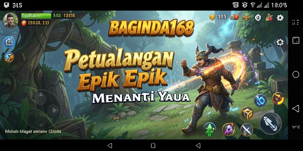 Tangkapan layar utama BAGINDA168 menampilkan aksi gameplay yang mendebarkan.