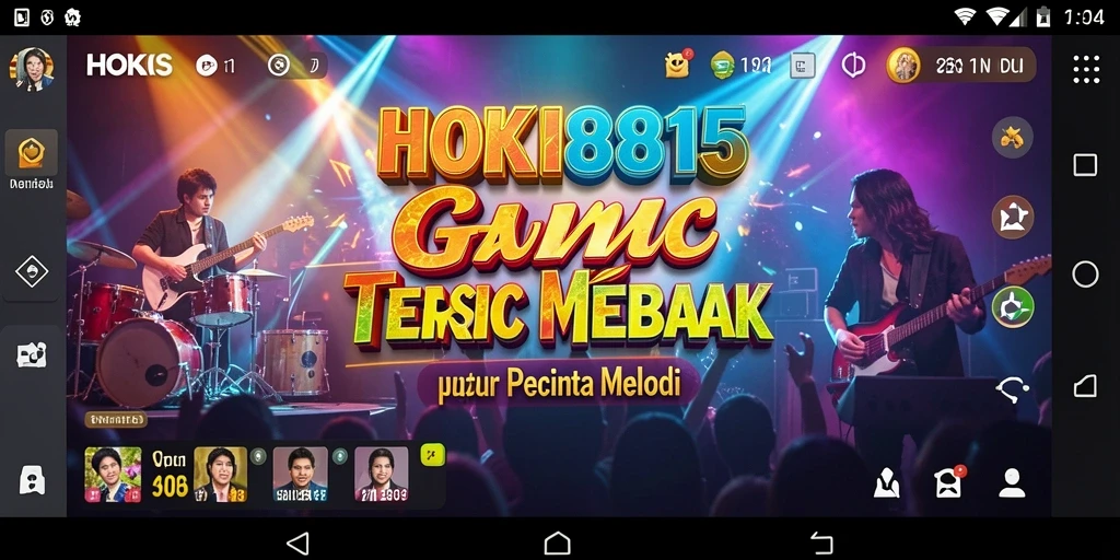 Screenshot HOKI8815 menampilkan gameplay musik yang menawan.