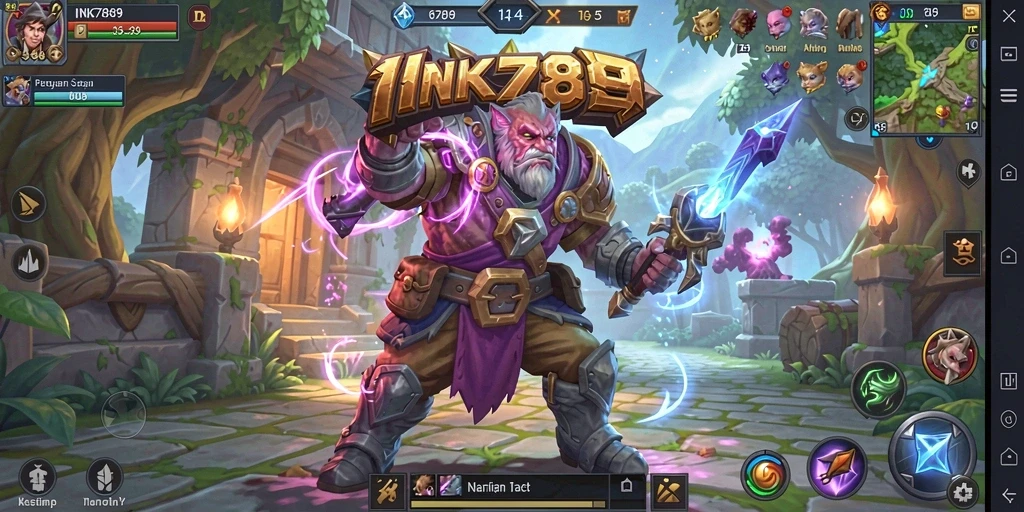 Screenshot menggambarkan aksi seru dalam gameplay ARPG.