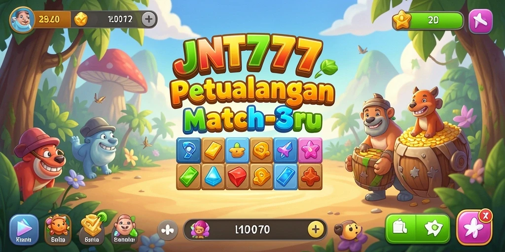 Tampilan gameplay JNT777 yang menawan dan penuh warna.
