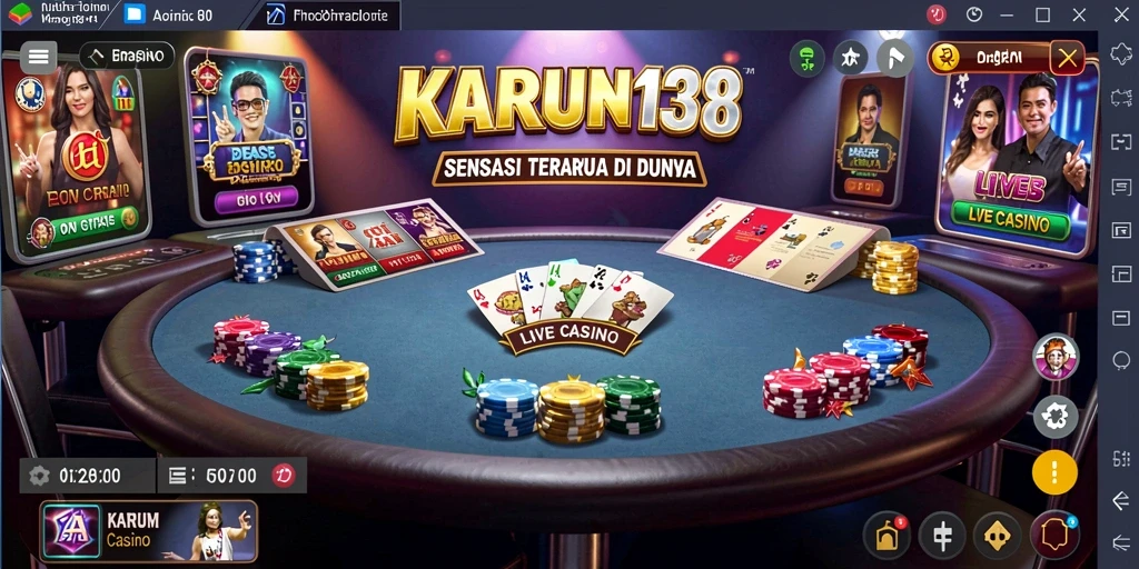 Gameplay Live Casino yang mendebarkan di KARUN138.