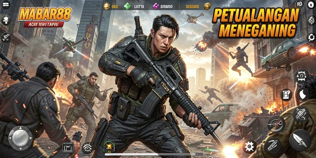 Screenshot MABAR88 menampilkan aksi mendebarkan di tengah pertarungan.