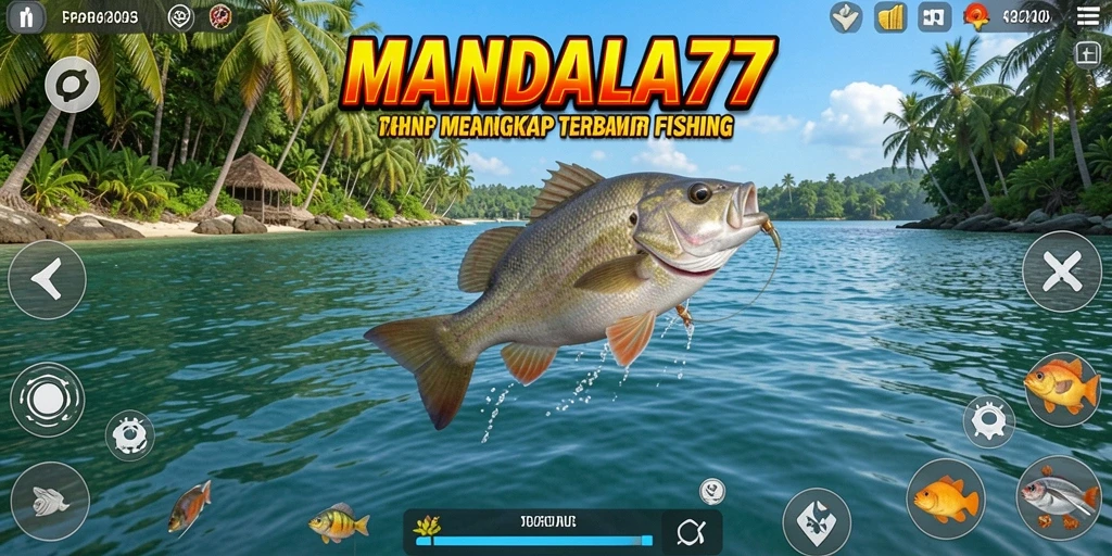 Tangkapan ikan yang fantastis dalam gameplay MANDALA77.