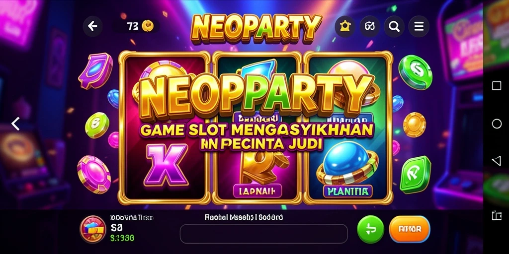 Tampilan grafis menarik dari gameplay Slot NEOPARTY.