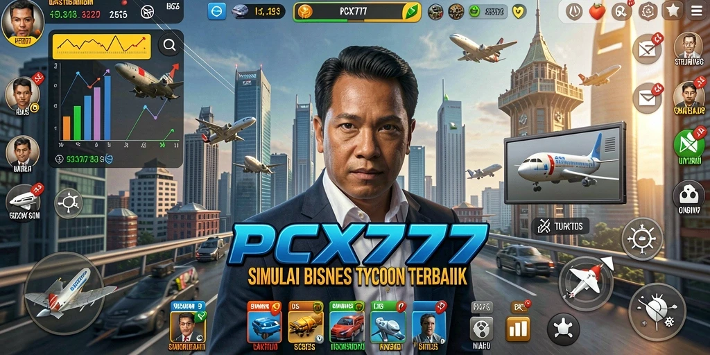 Tampilan gameplay PCX777 yang menakjubkan dan penuh warna.
