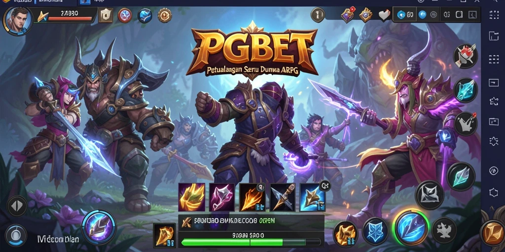 Tangkapan layar menampilkan aksi seru dalam PGBET ARPG.