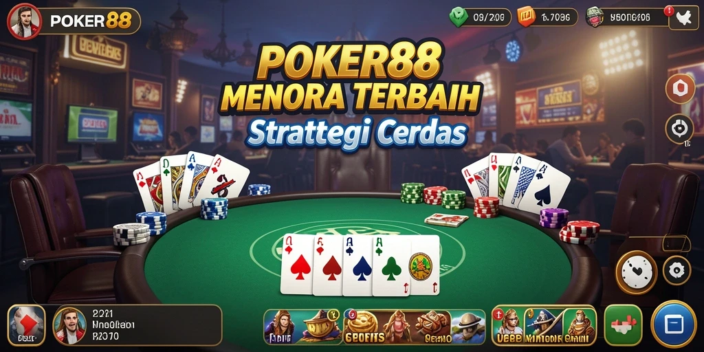 Tampilan gameplay menegangkan dalam POKER88 dengan strategi Tower Defense yang menarik.