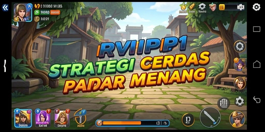 Tampilan gameplay menarik dalam RVIP1 dengan aksi strategi yang mendebarkan.