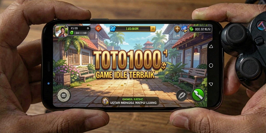 Screenshot gameplay TOTO1000 menunjukkan pengalaman Idle yang menarik.
