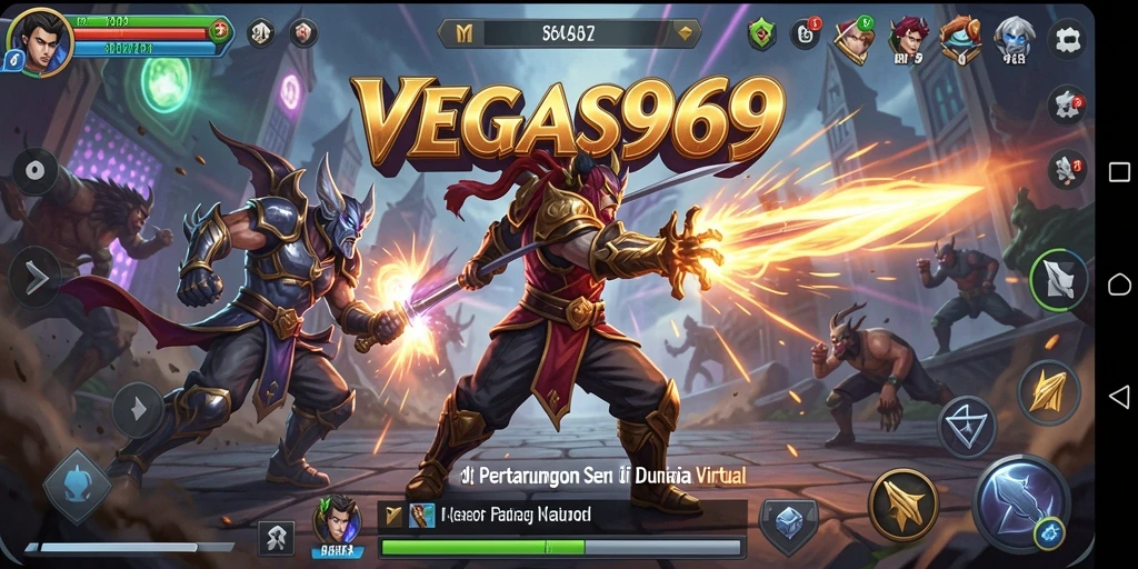 Tampilan gameplay seru dan intens di VEGAS969.